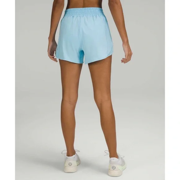 Lululemon Hotty Hot Low-Rise Lined Short 2.5" in Blue Chill Women’s size 10 - Picture 4 of 11